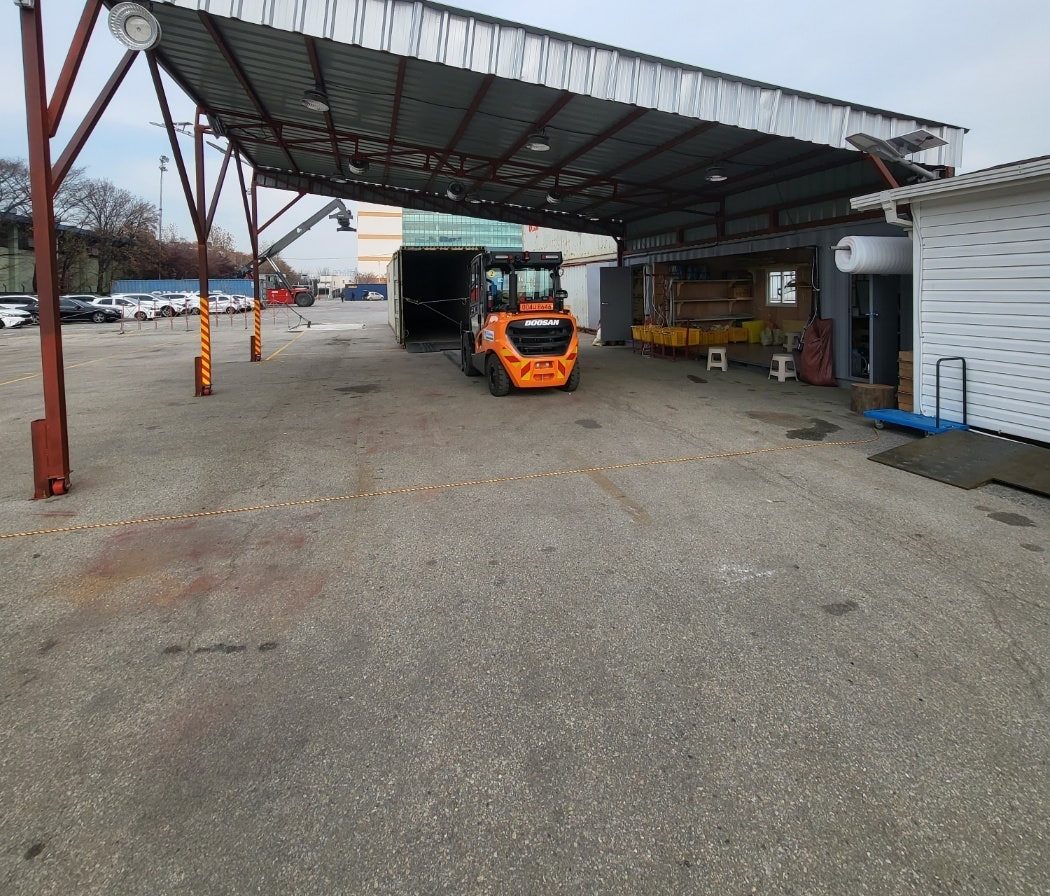 Our loading yard